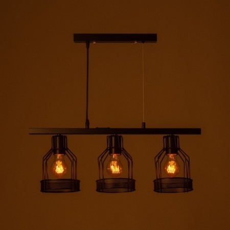 Lamp "Henry" 3he27 40W black 61x14.5x23-123 cm-2