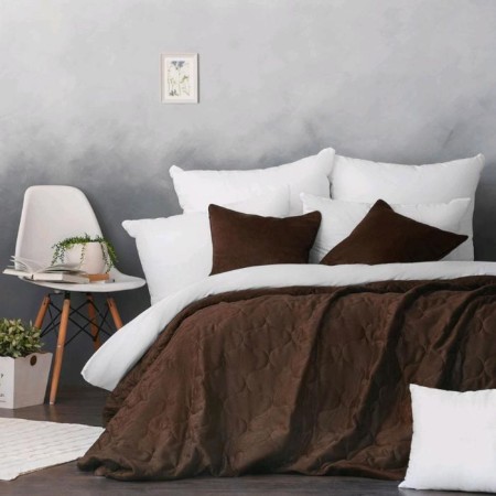 Set "Trust": a cover of 230 x 250 cm, pillowcases 45 x 45 cm - 2 pcs, brown-1