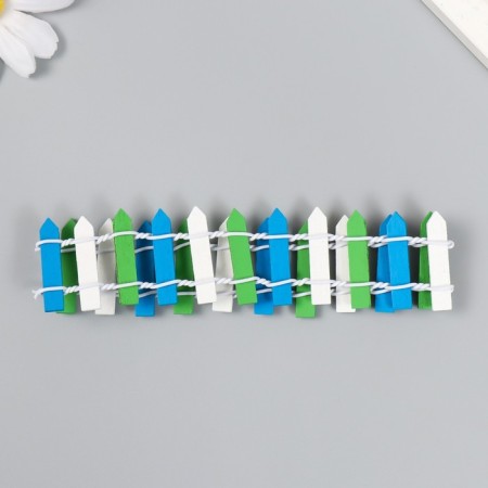 Decor for creativity tree "Color fence" 3x24 cm mix-2