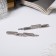 Invisibility for hair "Liberty" (set 2 pcs) Lights, 6 cm, silver