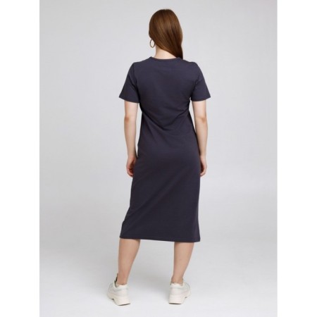 Women's dress "Fish", size 48, gray color-6