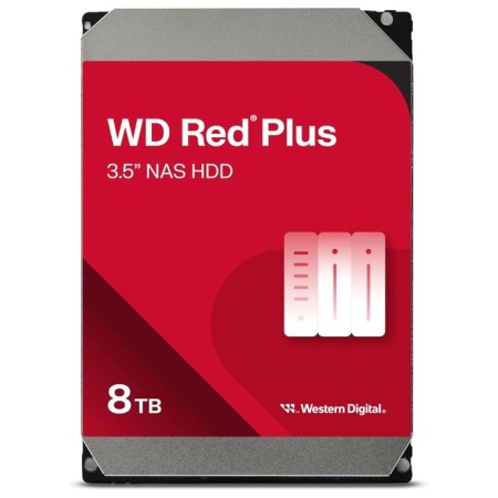 Hard disc WD SATA-III 8TB WD80EFPX NAS Red Plus (5640RPM) 256MB 3.5 "