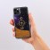 IPhone 11 Pro phone case with sparkles inside Stars, 7.14 × 14.4 cm