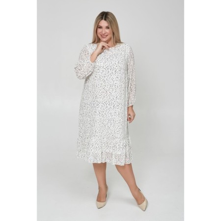 Female dress, size 54, milk color-1