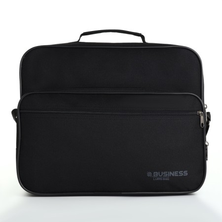 Male bag, luris, black color-1