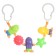 Stretching to a stroller/crib "monkeys", 3 toys, color mix, crush me