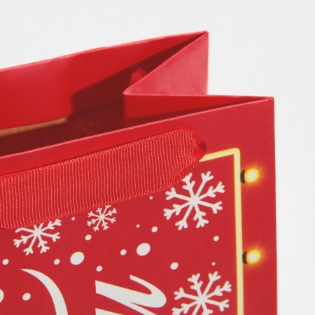 Package for the bottle “Happy New Year!”, 13 x 36 x 10 cm, new year-4