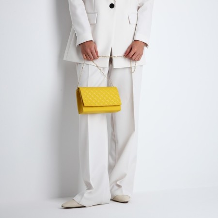 Bag-clate on magnet, yellow color-6