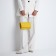 Bag-clate on magnet, yellow color