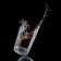 The glass "impenetrable. 100%", with a bullet, faceted, 250 ml