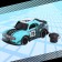 Race machine, radio -controlled, light effects, blue color