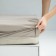 Vileshin sheet "Fergi", size 200x160x25 cm, beige-gray color