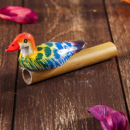 Musical instrument "Potter Bird" 13x3x5 cm mix-5
