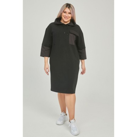 Female dress, size 62, black color