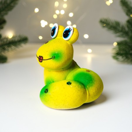 Growing gift grass grass "snake" yellow-4