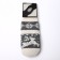 Women's mittens, white/gray color, size 20-22