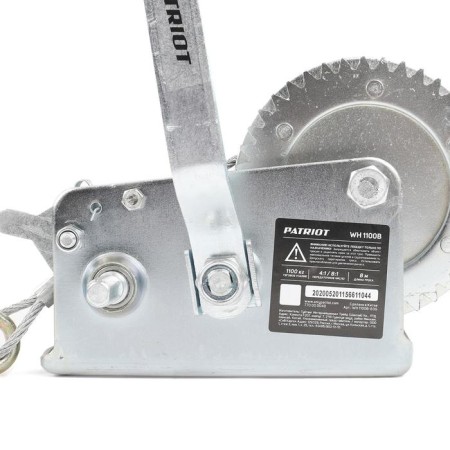Manual winches Patriot Wh 1100b, drum, cable 8 m, force 1100 kg-4