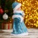 Snow Maiden "Blue fur coat, with a staff" with backlight, moves, 30 cm, blue