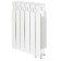 Bimetallic radiator Rifar Monolit Ventil MVR, 500x100 mm, 6 sections, lower right catch