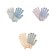 Workers, m/b gloves, knitting 10 class, 6 threads, size 9, with PVC dots, white, “Leon Group”