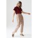 Women's blouse with a strong collar and lapels, size 46