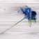 Decor "Winter Fairy Tale" Ball Gift Bubenchik, 15 cm, blue
