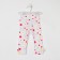 Pants for children, white color/peas, height 74 cm