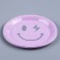 Papal plate "Smile", in a set of 6 pcs., Lilac color
