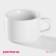 Coramic deed COFFEE BREAK, 150 ml, white color