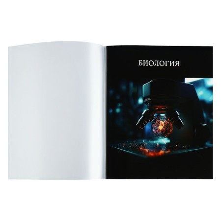 Subject notebook Calligrata Top "School style", 48 sheets in a cell biology, with reference material, plastic cover, offset unit-1