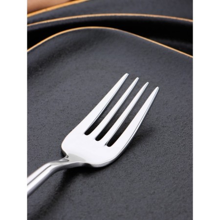 Tornbury stainless steel fork, length 18.2 cm, thickness 6 mm, silver color-1