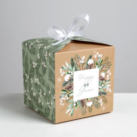 Folding box "Magic", 12 x 12 x 12 cm, New Year-1