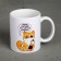 Mug "A mug of the one who knows a lot about parties", 300 ml