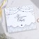 Wedding invitation: with the ribbon "Heart", 13 x 11 cm