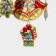 Decorative decoration (suspension) "New Year's house" 50x33.5 cm