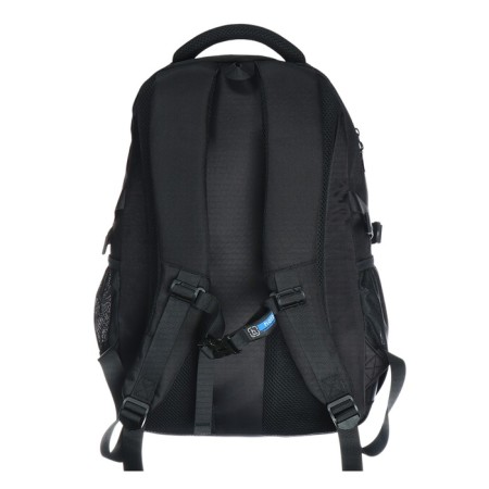 Youth backpack 46 x 32 x 17 cm, ergonomic back, Hatber Real "Black", NRK_17138-3
