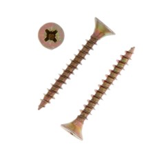 Self -tapping screws universal tundra Krep 5.0x40 mm, yellow zinc, 200 pcs.