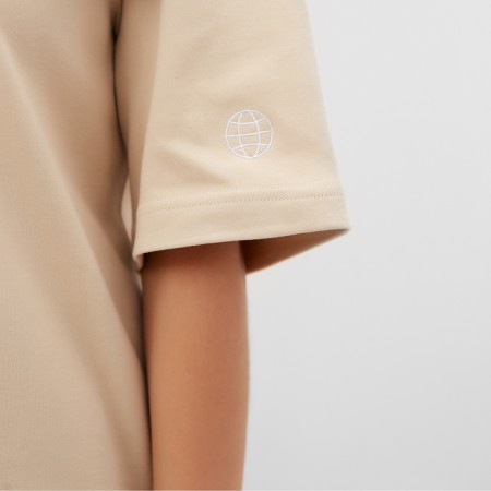Women's T -shirt Mist Coordinates p. S-m, beige-3