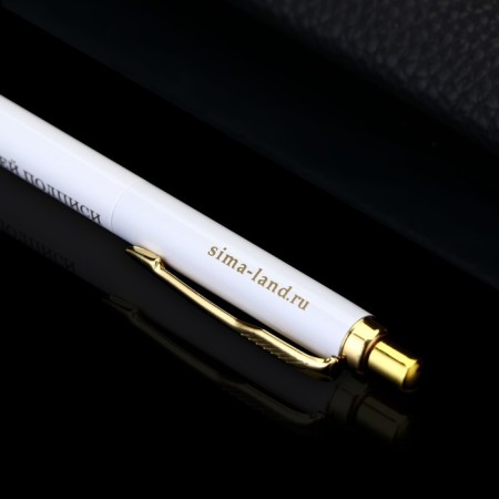 Metal handle automatic "for a decisive signature", blue paste 1.0 mm-2
