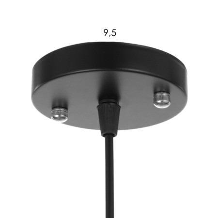 Lamp Bayerlux 2113/1bk E27 40W Black 25x25x100 cm-5