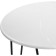 Shani's coffee table quartz beige/metal, black 60x60x62 cm
