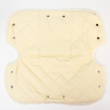 The coupling for the stroller is quilted Elegante, color: Milk-5
