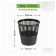 Basket for papers and garbage Istanm, 9 liters, plastic, mesh, black