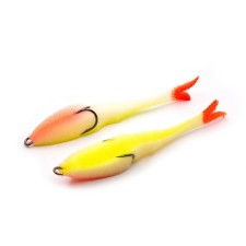 Поролоновая рыбка YAMAN Devious Minnow на двойнике, 135 мм, цвет 16 UV, 5 шт.
