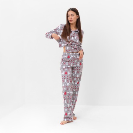 New Year. Pajama female kaftan "Scandinavia" size 44-46-2