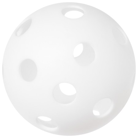Floorball ball Onlytop, D = 7.2 cm, 23 g, white color