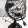 Souvenir Metal Light "Globe with an arrow" Black, LED 32x21x32 cm