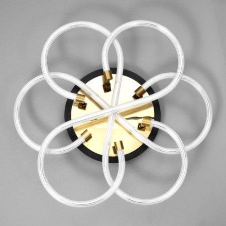 Rioly chandelier LED 96W gold 60x60x6 cm Bayerlux-4