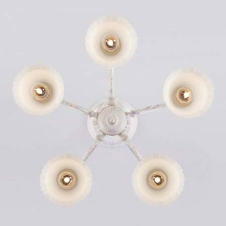 Campina chandelier, 5x60W E27, white color-3