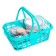 A set of metal dishes "Super Chef", with an apron and a cap, in a basket, mix